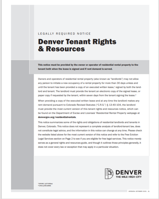 I need help with a tenant-landlord issue | Colorado Housing Connects